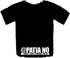 Apatia No T-shirt / Atras (Back)